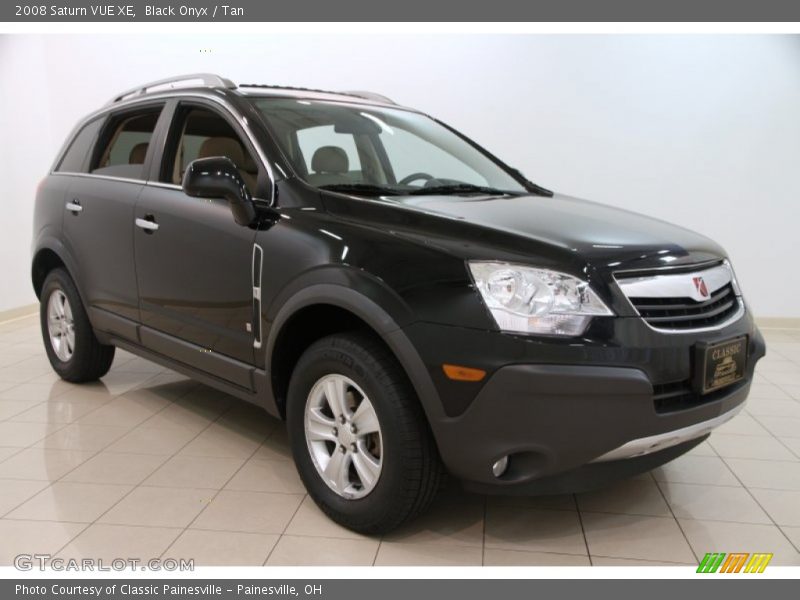 Black Onyx / Tan 2008 Saturn VUE XE