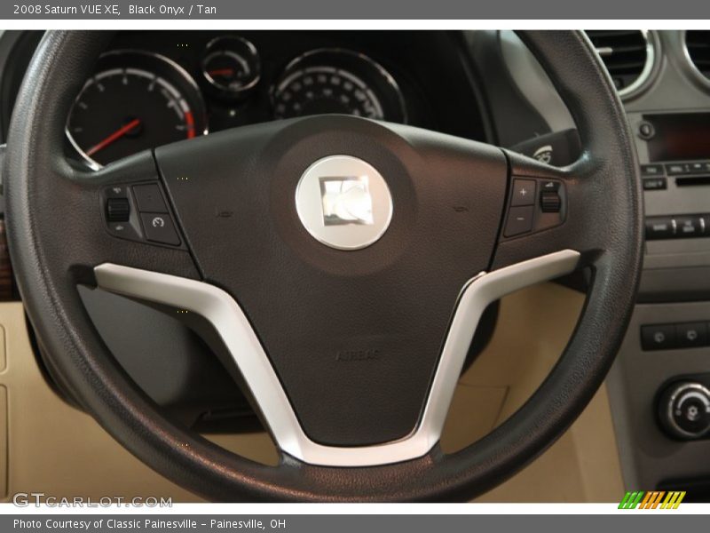 Black Onyx / Tan 2008 Saturn VUE XE