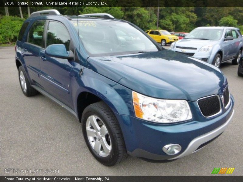 Crystal Lake Metallic / Ebony Black 2006 Pontiac Torrent