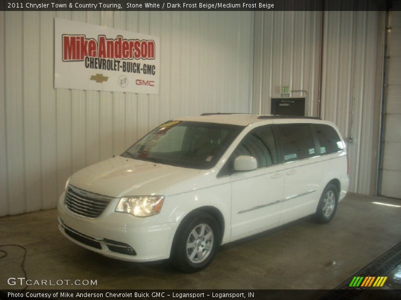 Stone White / Dark Frost Beige/Medium Frost Beige 2011 Chrysler Town & Country Touring