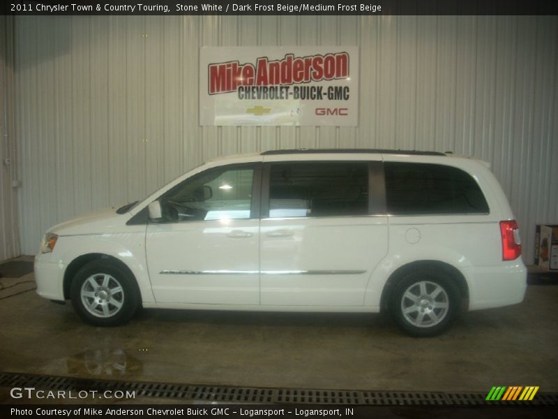 Stone White / Dark Frost Beige/Medium Frost Beige 2011 Chrysler Town & Country Touring
