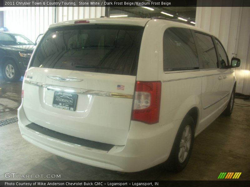 Stone White / Dark Frost Beige/Medium Frost Beige 2011 Chrysler Town & Country Touring