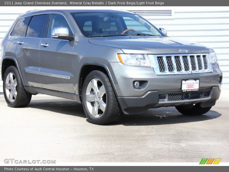 Mineral Gray Metallic / Dark Frost Beige/Light Frost Beige 2011 Jeep Grand Cherokee Overland