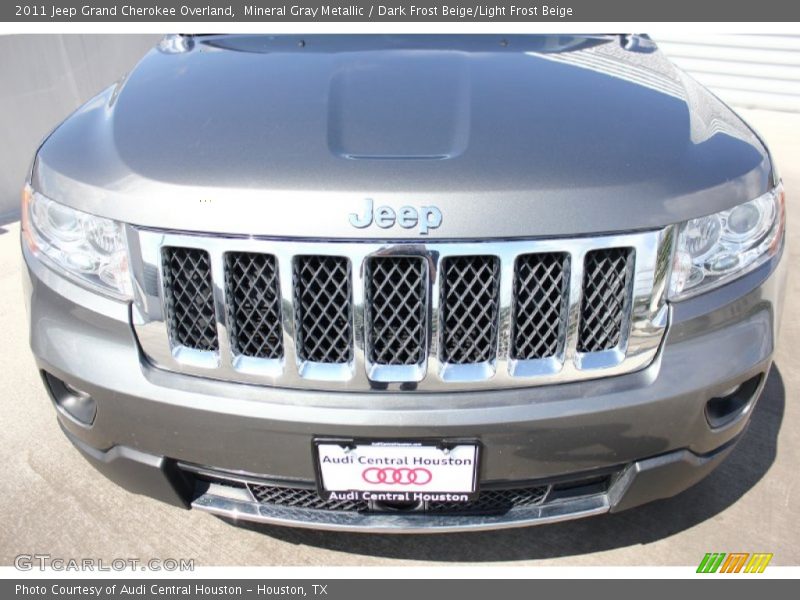 Mineral Gray Metallic / Dark Frost Beige/Light Frost Beige 2011 Jeep Grand Cherokee Overland