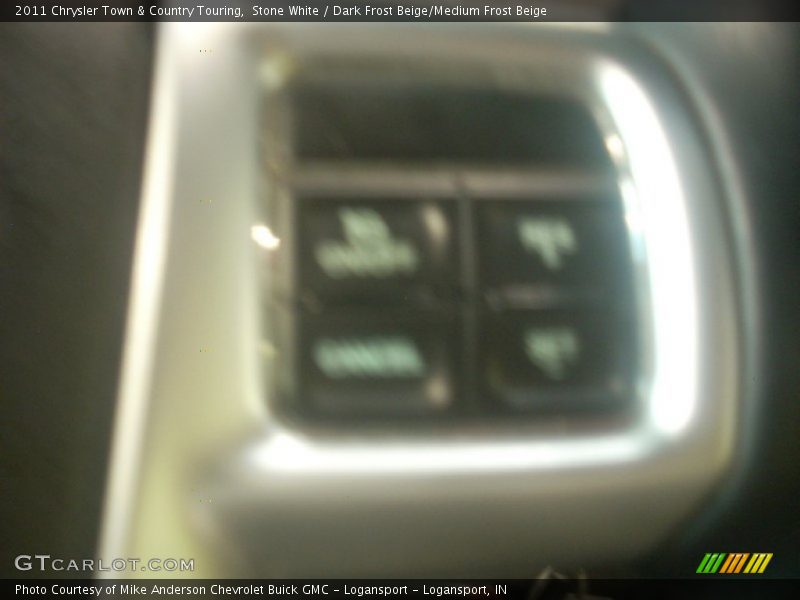 Stone White / Dark Frost Beige/Medium Frost Beige 2011 Chrysler Town & Country Touring