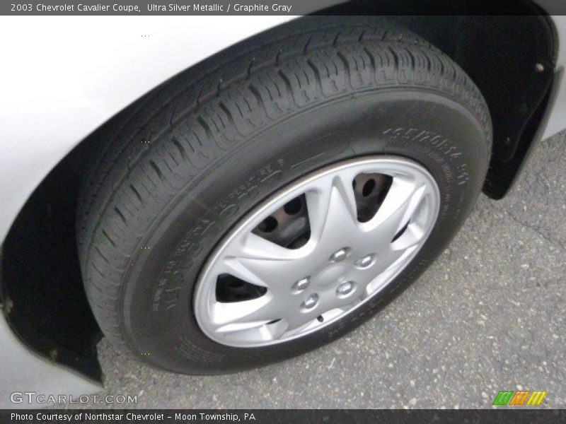 Ultra Silver Metallic / Graphite Gray 2003 Chevrolet Cavalier Coupe