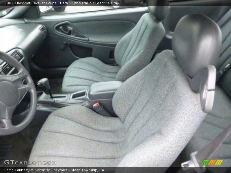 Ultra Silver Metallic / Graphite Gray 2003 Chevrolet Cavalier Coupe