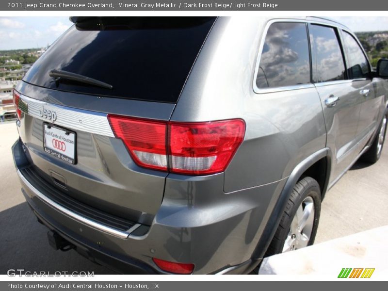 Mineral Gray Metallic / Dark Frost Beige/Light Frost Beige 2011 Jeep Grand Cherokee Overland