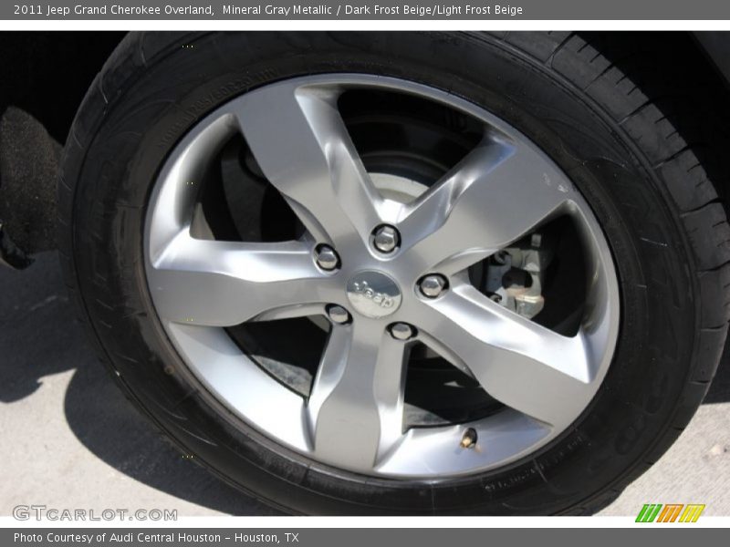 Mineral Gray Metallic / Dark Frost Beige/Light Frost Beige 2011 Jeep Grand Cherokee Overland