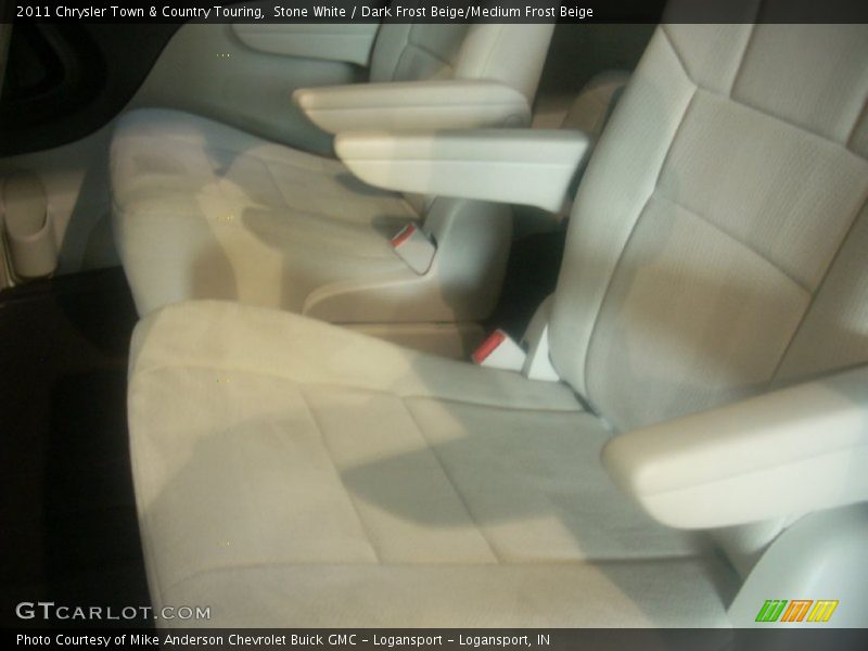 Stone White / Dark Frost Beige/Medium Frost Beige 2011 Chrysler Town & Country Touring