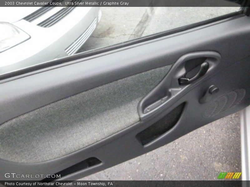 Ultra Silver Metallic / Graphite Gray 2003 Chevrolet Cavalier Coupe