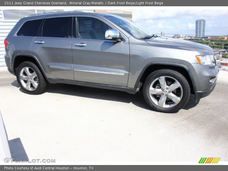 Mineral Gray Metallic / Dark Frost Beige/Light Frost Beige 2011 Jeep Grand Cherokee Overland