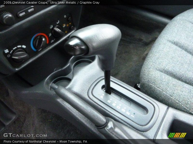 Ultra Silver Metallic / Graphite Gray 2003 Chevrolet Cavalier Coupe