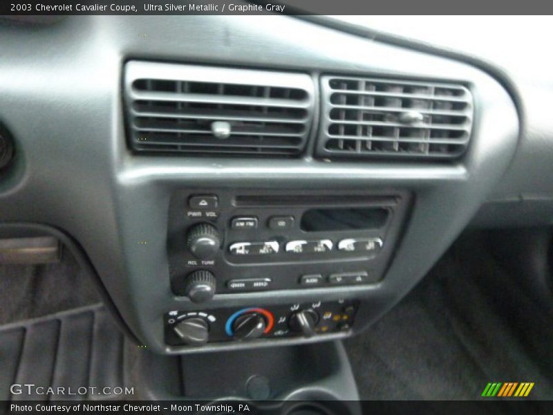 Ultra Silver Metallic / Graphite Gray 2003 Chevrolet Cavalier Coupe