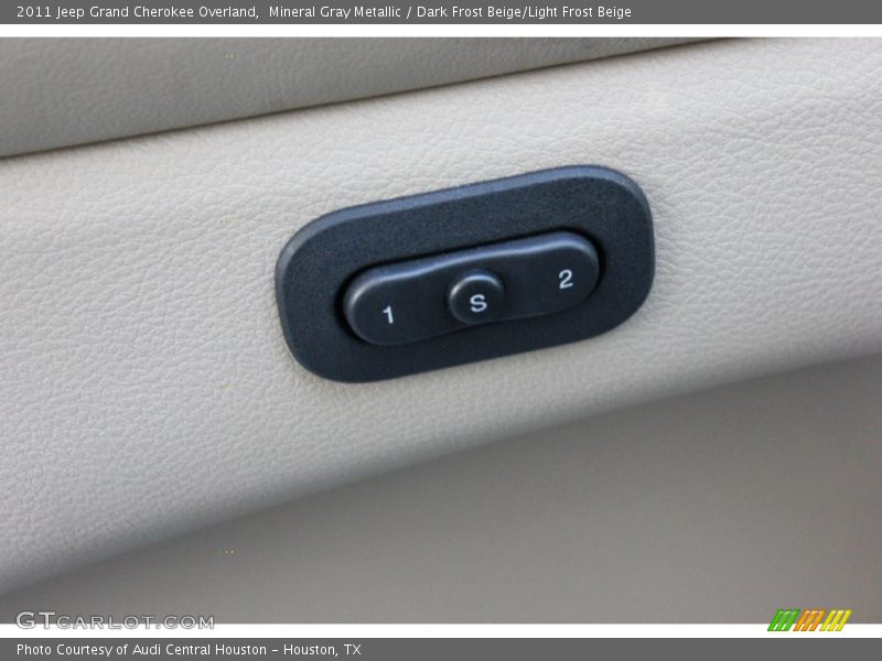 Mineral Gray Metallic / Dark Frost Beige/Light Frost Beige 2011 Jeep Grand Cherokee Overland