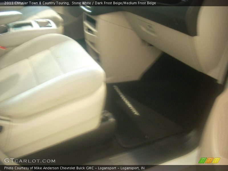 Stone White / Dark Frost Beige/Medium Frost Beige 2011 Chrysler Town & Country Touring