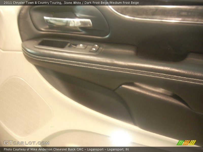 Stone White / Dark Frost Beige/Medium Frost Beige 2011 Chrysler Town & Country Touring