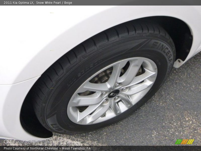 Snow White Pearl / Beige 2011 Kia Optima LX
