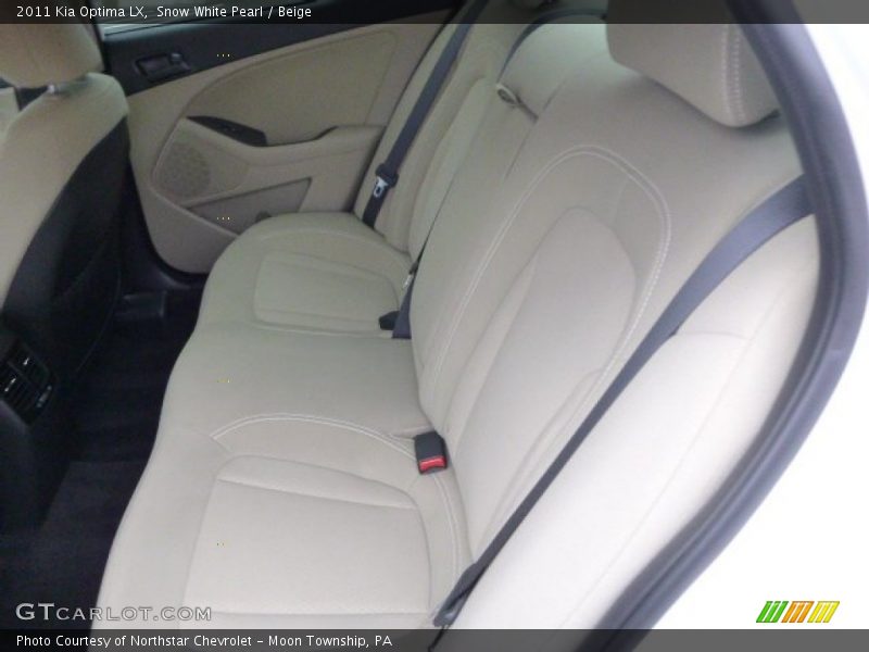Snow White Pearl / Beige 2011 Kia Optima LX