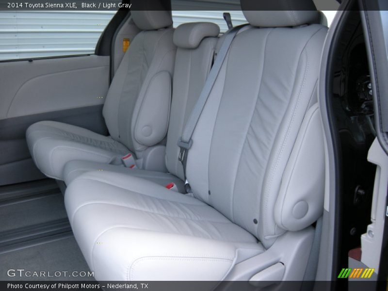 Black / Light Gray 2014 Toyota Sienna XLE