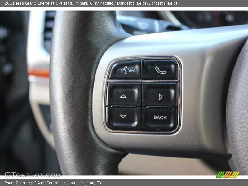 Mineral Gray Metallic / Dark Frost Beige/Light Frost Beige 2011 Jeep Grand Cherokee Overland