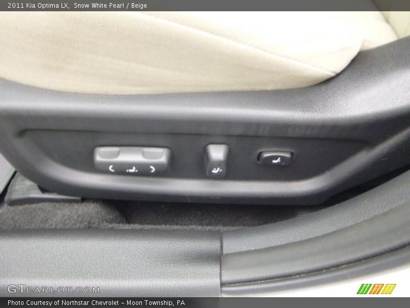 Snow White Pearl / Beige 2011 Kia Optima LX