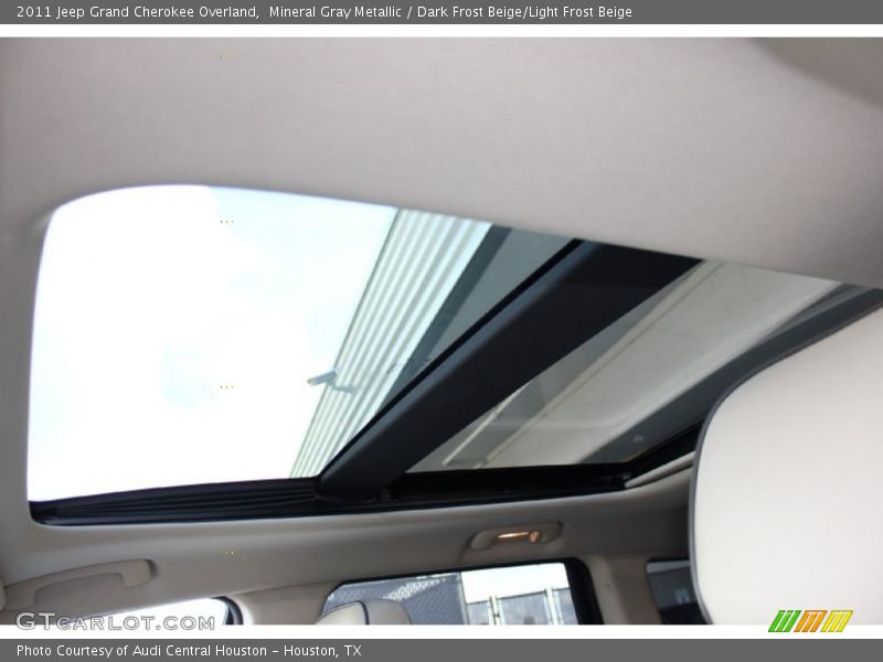 Mineral Gray Metallic / Dark Frost Beige/Light Frost Beige 2011 Jeep Grand Cherokee Overland