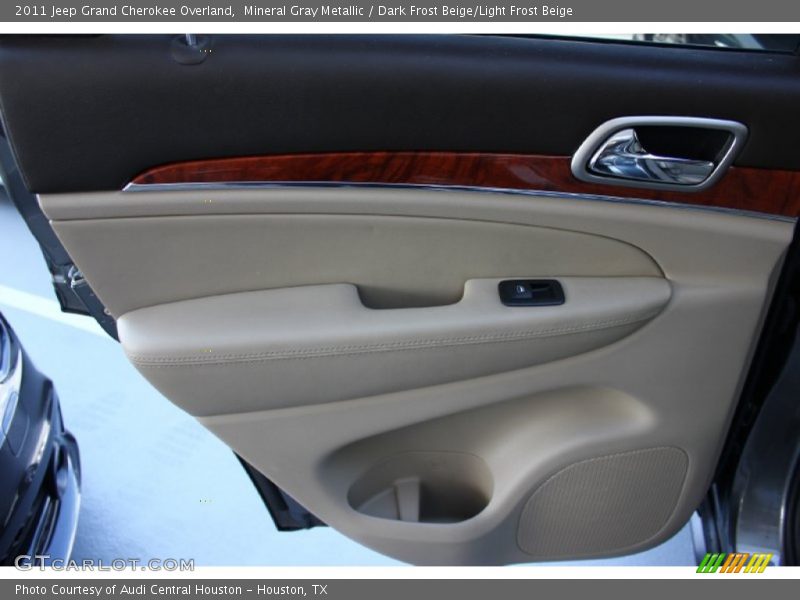 Mineral Gray Metallic / Dark Frost Beige/Light Frost Beige 2011 Jeep Grand Cherokee Overland