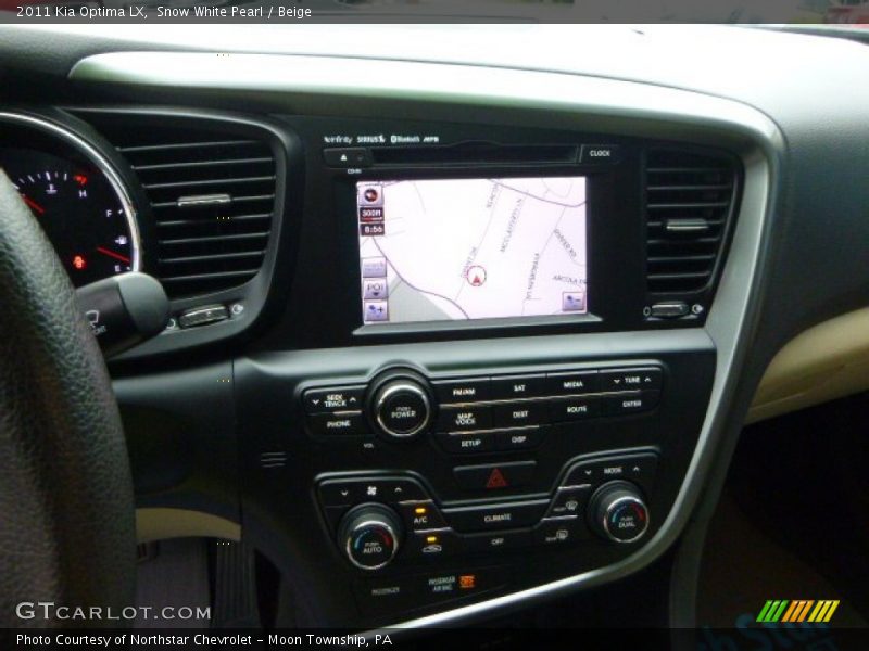 Snow White Pearl / Beige 2011 Kia Optima LX