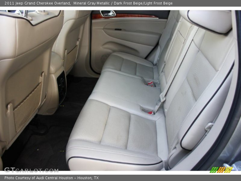 Mineral Gray Metallic / Dark Frost Beige/Light Frost Beige 2011 Jeep Grand Cherokee Overland