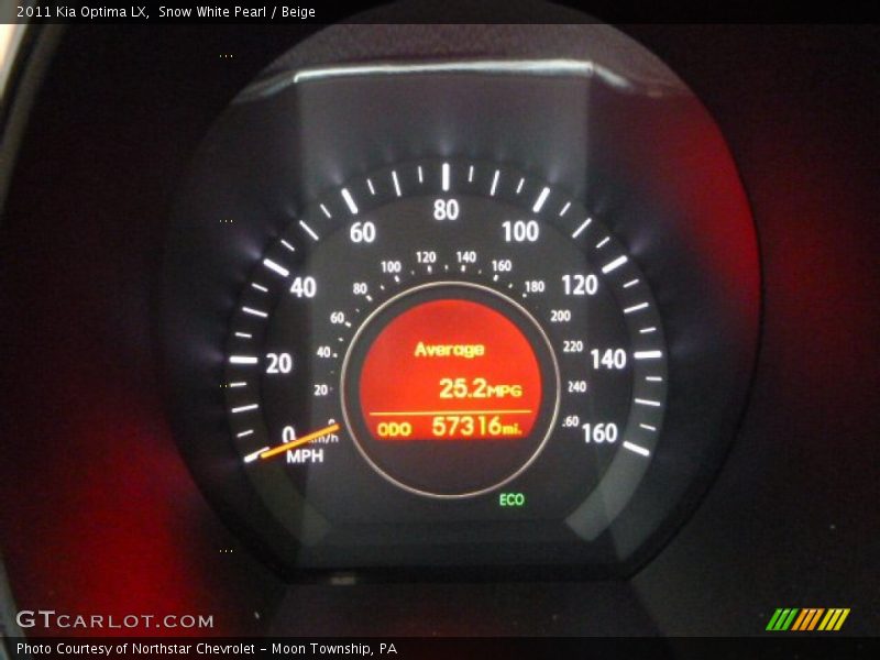 Snow White Pearl / Beige 2011 Kia Optima LX