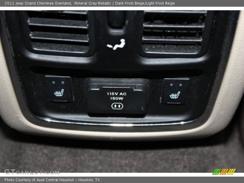Mineral Gray Metallic / Dark Frost Beige/Light Frost Beige 2011 Jeep Grand Cherokee Overland