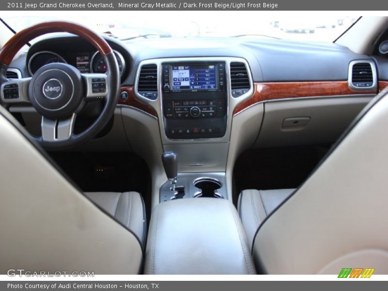 Mineral Gray Metallic / Dark Frost Beige/Light Frost Beige 2011 Jeep Grand Cherokee Overland