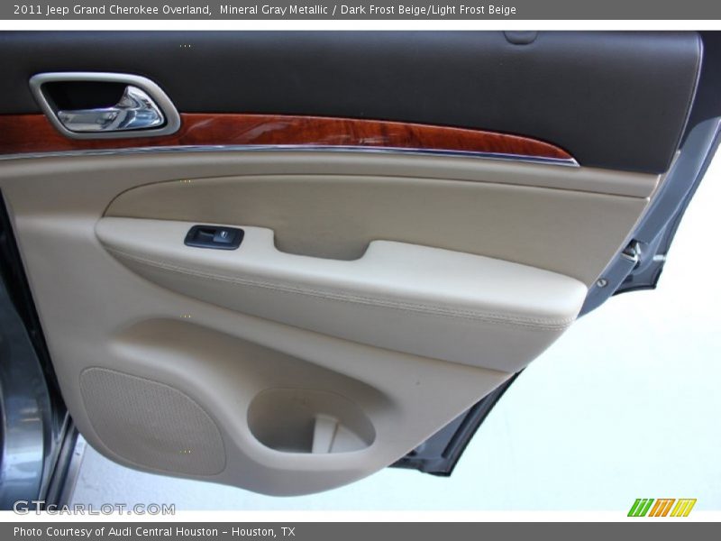 Mineral Gray Metallic / Dark Frost Beige/Light Frost Beige 2011 Jeep Grand Cherokee Overland