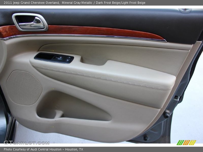 Mineral Gray Metallic / Dark Frost Beige/Light Frost Beige 2011 Jeep Grand Cherokee Overland