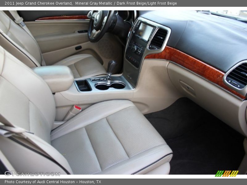 Mineral Gray Metallic / Dark Frost Beige/Light Frost Beige 2011 Jeep Grand Cherokee Overland