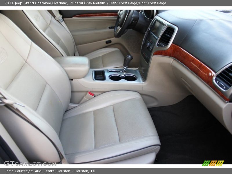 Mineral Gray Metallic / Dark Frost Beige/Light Frost Beige 2011 Jeep Grand Cherokee Overland