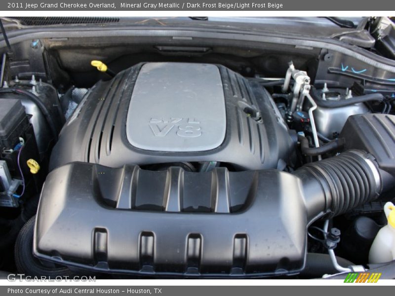Mineral Gray Metallic / Dark Frost Beige/Light Frost Beige 2011 Jeep Grand Cherokee Overland