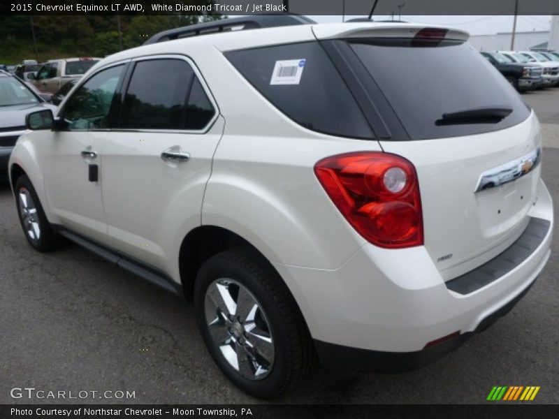 White Diamond Tricoat / Jet Black 2015 Chevrolet Equinox LT AWD