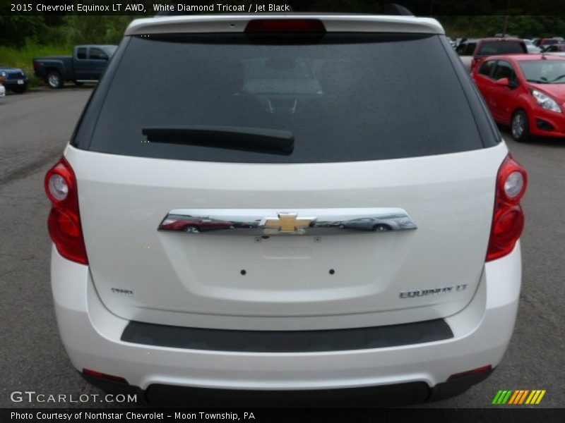 White Diamond Tricoat / Jet Black 2015 Chevrolet Equinox LT AWD