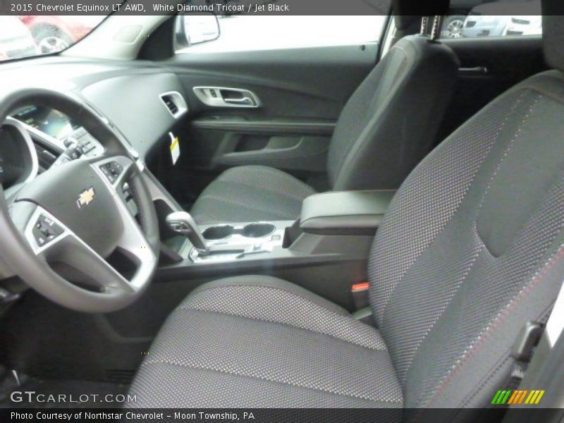 White Diamond Tricoat / Jet Black 2015 Chevrolet Equinox LT AWD