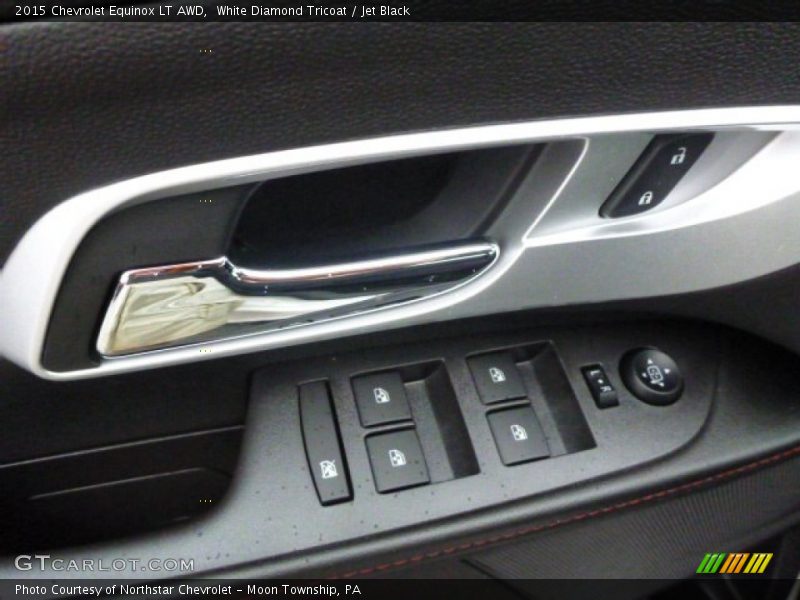 White Diamond Tricoat / Jet Black 2015 Chevrolet Equinox LT AWD