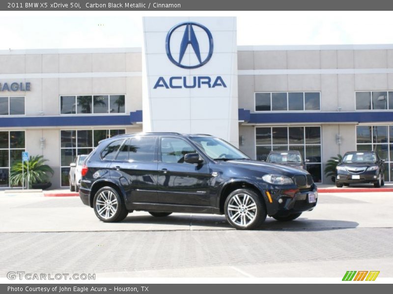 Carbon Black Metallic / Cinnamon 2011 BMW X5 xDrive 50i