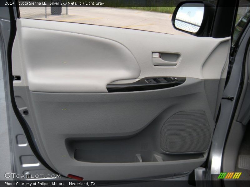 Silver Sky Metallic / Light Gray 2014 Toyota Sienna LE