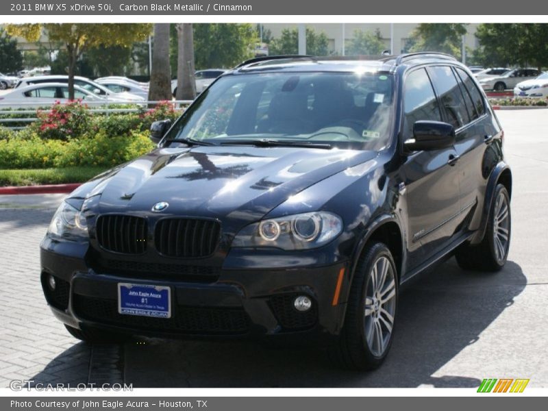 Carbon Black Metallic / Cinnamon 2011 BMW X5 xDrive 50i