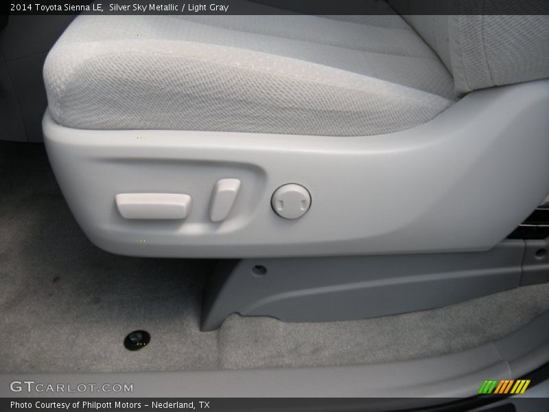 Silver Sky Metallic / Light Gray 2014 Toyota Sienna LE