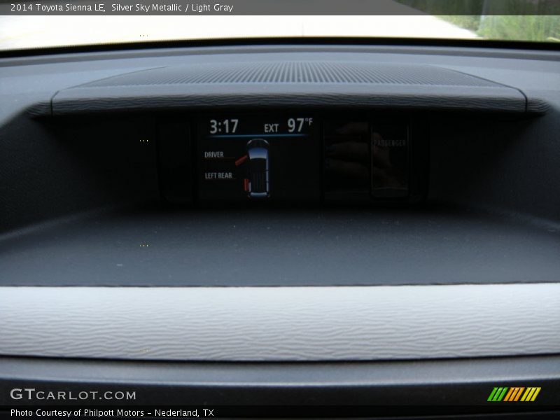 Silver Sky Metallic / Light Gray 2014 Toyota Sienna LE