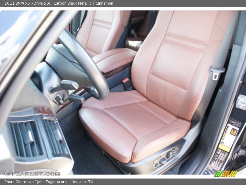 Carbon Black Metallic / Cinnamon 2011 BMW X5 xDrive 50i
