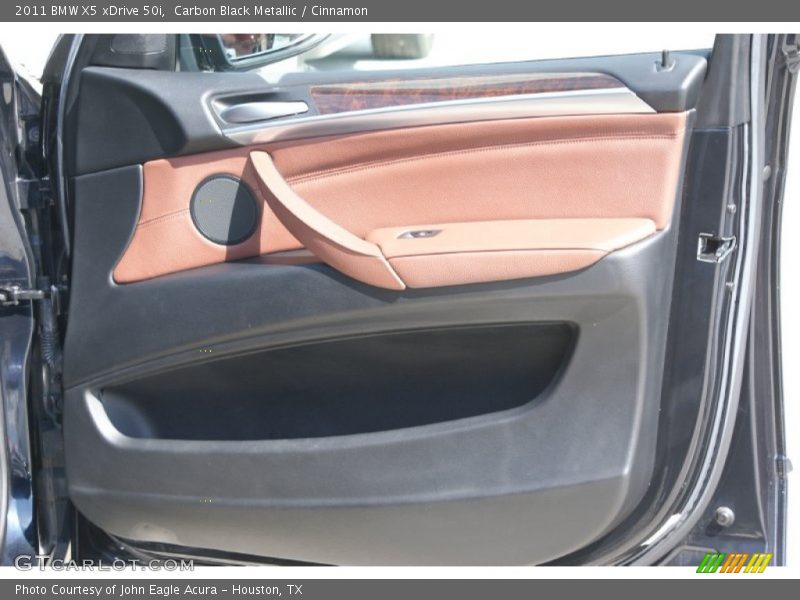 Carbon Black Metallic / Cinnamon 2011 BMW X5 xDrive 50i