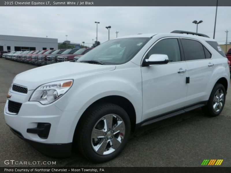 Summit White / Jet Black 2015 Chevrolet Equinox LT